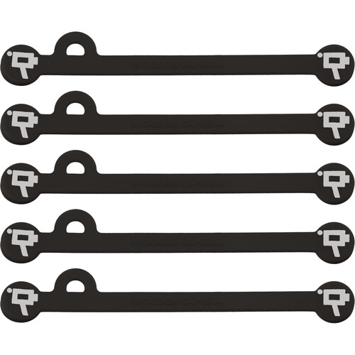 Wooden Camera Cine Mag Ties (5-Pack Black 4.1
