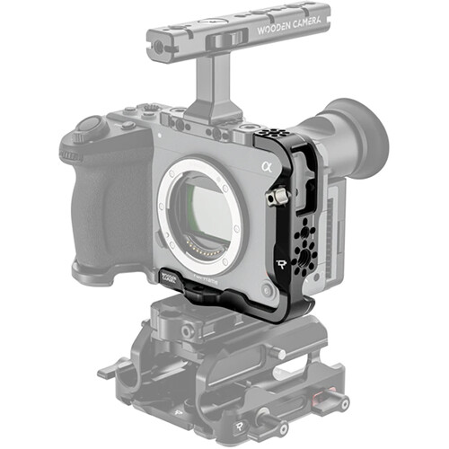 Wooden Camera Cage L-Bracket for Sony FX2