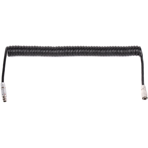 Wooden Camera Coiled 3-Pin Fischer to 4-Pin Hirose Cable (20 - 36