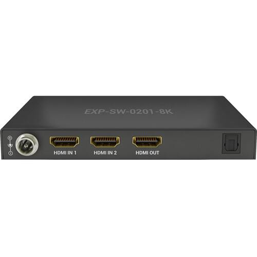 WyreStorm 8K60 2x1 HDMI Switcher with Dolby Vision HDR ARC Audio De-Embed EDID Management