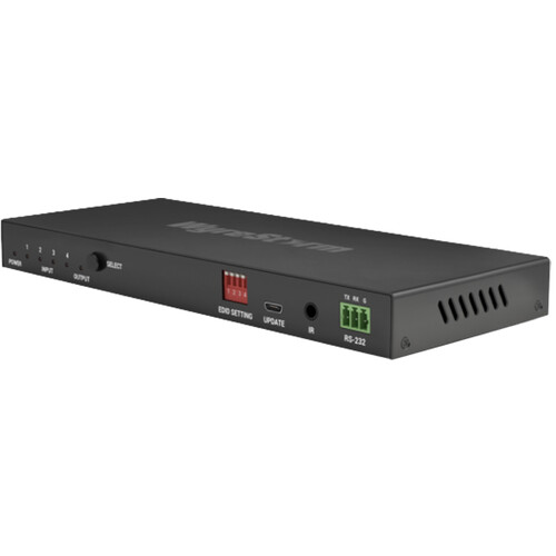 WyreStorm 8K60 4x1 HDMI Switcher with Dolby Vision HDR ARC Audio De-Embed EDID Management RS-232 Control