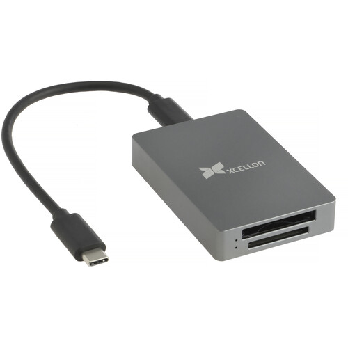 Xcellon CFexpress Type B and UHS-II SD Card Reader