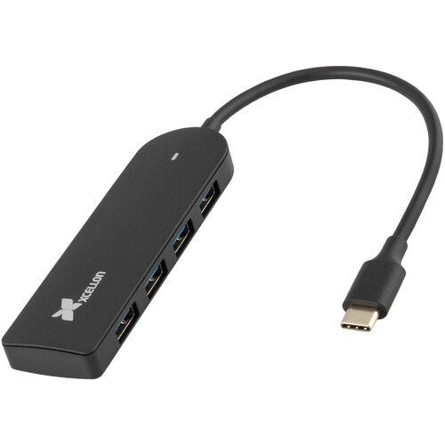 Xcellon 4-Port Slim USB-C 3.2 Gen 1 Hub