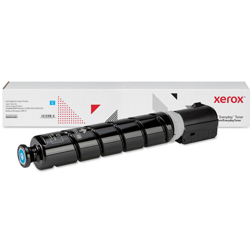 Xerox Cyan Toner Cartridge for Canon ImageRUNNER Advance C250 C255 C350 & C355 Multifunction Printers