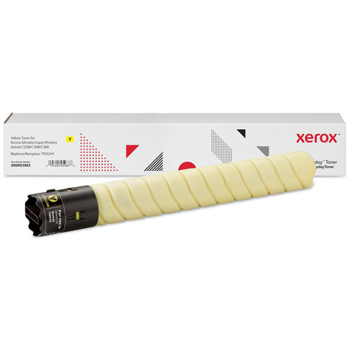 Xerox Yellow Toner Cartridge for Konica Minolta Bizhub C258 C308 & C368 Multifunction Printers