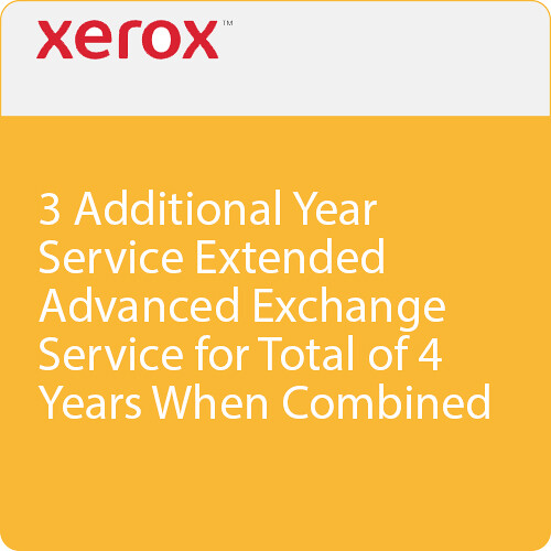 Xerox 3-Year Extended Advanced Exchange Service for B310 Monochrome Laser Printer