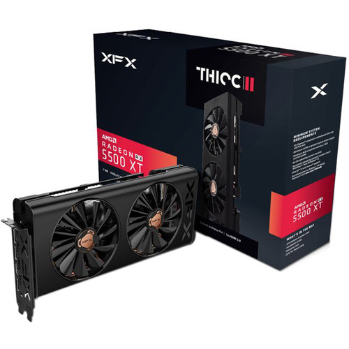 Xfx Force Radeon Rx 5500 Xt Thicc Ii Pro Graphics Rx-55xt8dfd6