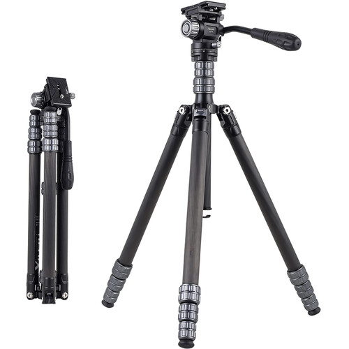 XILETU X224CLS1 Outdoor Carbon Fiber Tripod