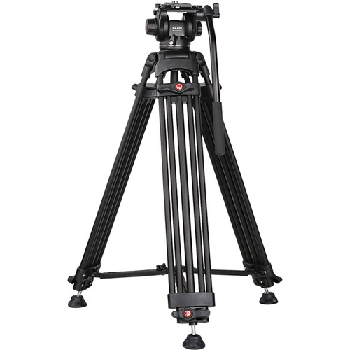 XILETU XV193A Professional Video Tripod with Hydraulic Damping Fluid Head (63