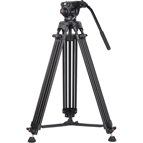 XILETU XV193B Professional Video Tripod with Hydraulic Damping Fluid Head (70.9