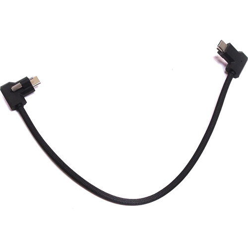 XLCS Designs Locking USB-C Right-Angle to Right-Angle EVF Cable for PYXIS 6K (11.8