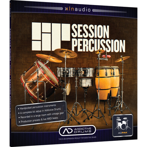 XLN Audio Session Percussion ADpak Expansion Pack XL1058SN B&H