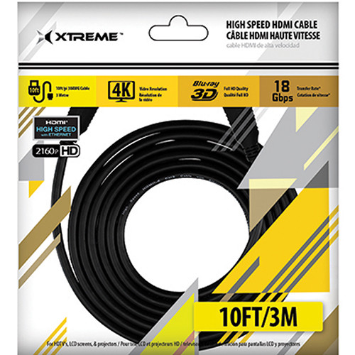 Xtreme Cables HighSpeed HDMI Cable with XHV11004BLK