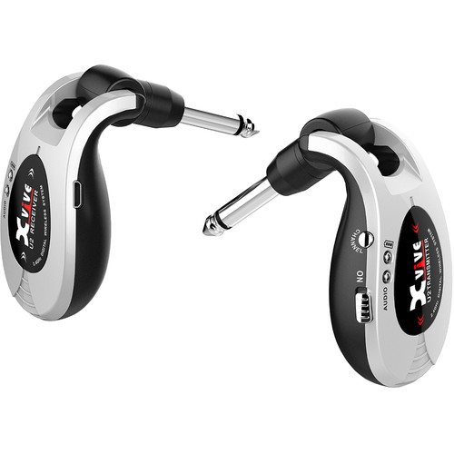 Xvive Audio U2 Digital Wireless System for Electric Guitars (Silver 2.4 GHz)