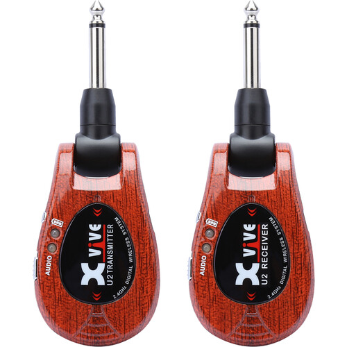Xvive Audio U2 Digital Wireless System for Electric Guitars (Redwood 2.4 GHz)