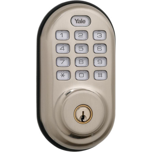 Yale YRD210 Push-Button Deadbolt Stand-Alone Keyless YRD210NR619
