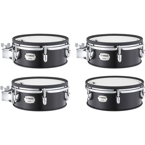 Yamaha DTP8-MBF Mesh Pad Set with Wood Shells for DTX8K-M Electronic Drum Kit (Black Forest)