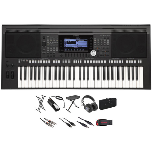 Yamaha PSRS970 Arranger Workstation Value Bundle B&H Photo