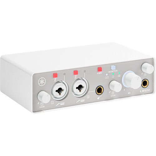 Yamaha UR22MK3 2x2 USB-C Audio Interface (White)