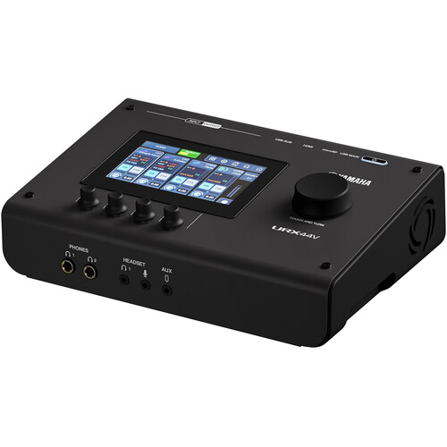 Yamaha URX44V 6x4 USB-C Audio/Video Interface (Black)