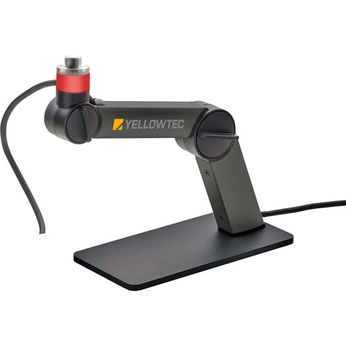 Yellowtec M!ka Microphone Table Stand with On-Air Signal (Black Bare Ends)