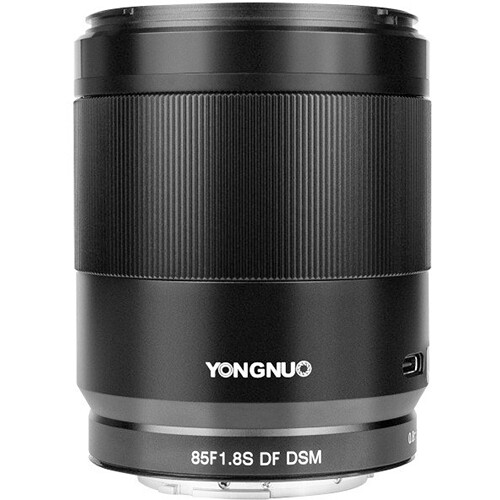 Yongnuo YN85mm f/1.8S DF DSM Lens for Sony E-Mount (Aluminum Construction & Waterproof Bayonet Ring)