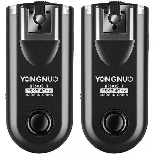 Yongnuo RF-603S II S1 Wireless Flash Trigger Kit for Sony