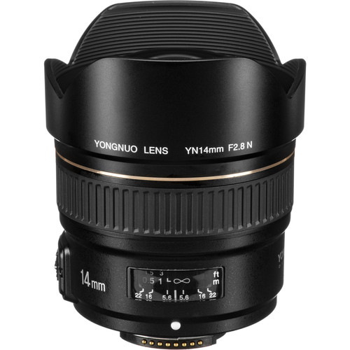 Yongnuo YN 14mm f/2.8N Lens for Nikon F