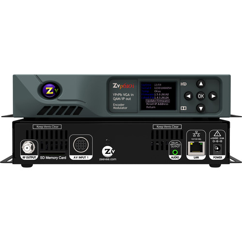 ZeeVee ZvPro610i HD Digital Encoder/Modulator with 1-Port HD DIN Input