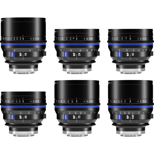 ZEISS Nano Prime 6-Lens Set (Sony E Feet)