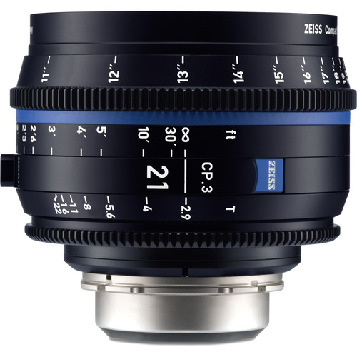 ZEISS CP.3 21mm T2.9 Compact Prime Lens (Canon EF Mount Feet)