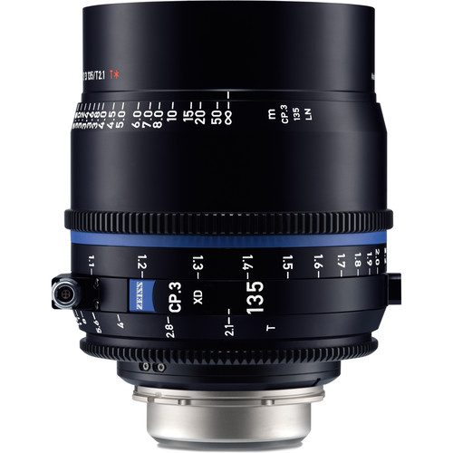 ZEISS CP.3 XD 135mm T2.1 Compact Prime Lens (PL Mount Feet)