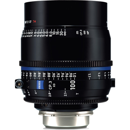 ZEISS CP.3 XD 100mm T2.1 Compact Prime Lens (PL Mount Feet)