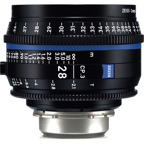 ZEISS CP.3 28mm T2.1 Compact Prime Lens (MFT Mount Feet)