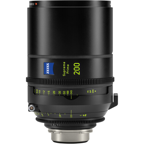 ZEISS Supreme Prime 200mm T2.2 Lens (Feet PL Mount)