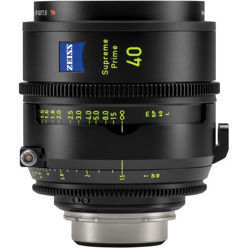 ZEISS Supreme Prime 40mm T1.5 Lens (Feet PL Mount)