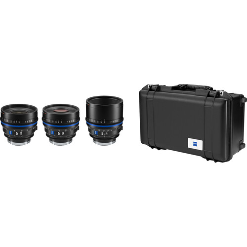 ZEISS Nano Prime 3-Lens Set with Case (Sony E Feet)