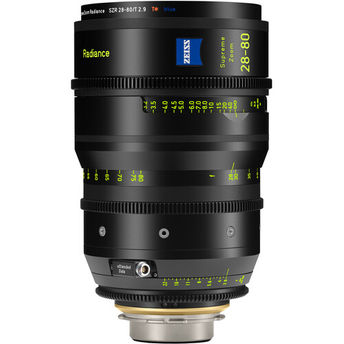ZEISS Supreme Zoom Radiance 28-80mm T2.9 Lens (ARRI PL Feet)