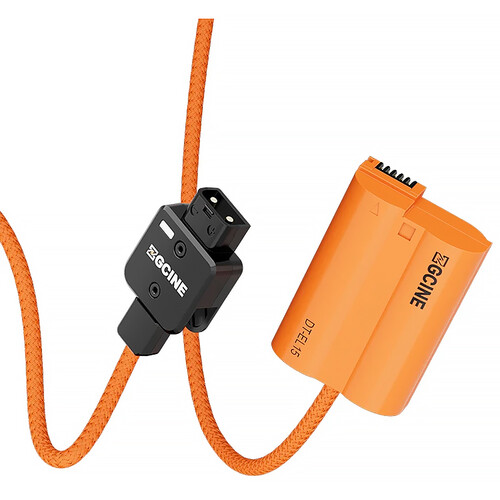 ZGCINE D-Tap to Nikon EN-EL15 Dummy Battery with Braided Power Cable (23.6