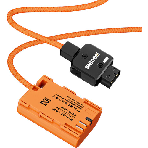 ZGCINE DT-LPE6P D-Tap to LP-E6P Braided Dummy Battery Cable (23.6