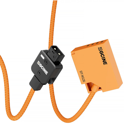 ZGCINE D-Tap to FUJIFILM NP-W126 Dummy Battery with Braided Power Cable (23.6