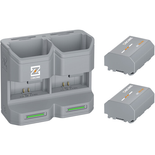 ZGCINE Travel Charging Case Kit with 2 NP-FZ100 Batteries (2600mAh Gray)