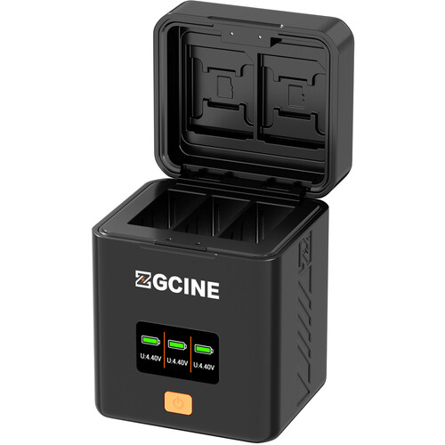 ZGCINE PS-G13 3-Bay Charging Case for GoPro HERO13 Batteries