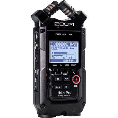 Zoom H4n Pro 4-Input / 4-Track Portable Handy H4N PRO BLACK B&H