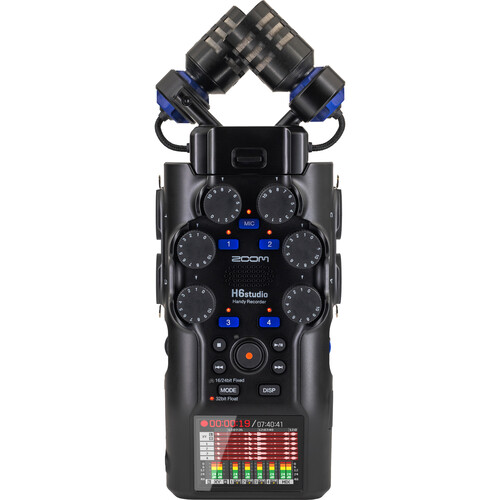 Zoom H6studio 6-Track Handy Recorder with 32-Bit Float Recording