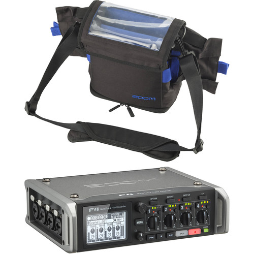 Zoom Zoom F4 Multitrack Field Recorder Kit with Protective Case