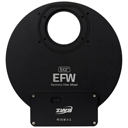 ZWO Electronic Filter Wheel 2025 (5 Positions for 2