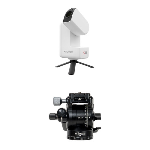 ZWO Seestar S30 Smart Telescope with TH10 Fluid Head Mount Kit
