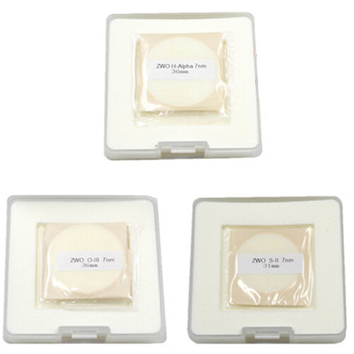 ZWO Narrowband HA SII OIII Filter Set (36mm)