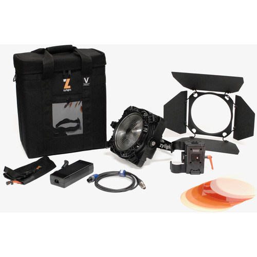 Zylight F8 Bi-Color Fresnel Single Head V-Mount Kit with Case